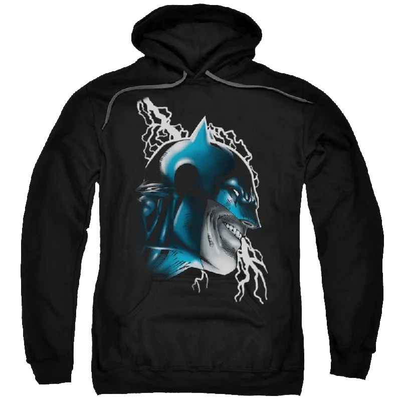 Batman Crazy Grin - Pullover Hoodie One Shoulder Top