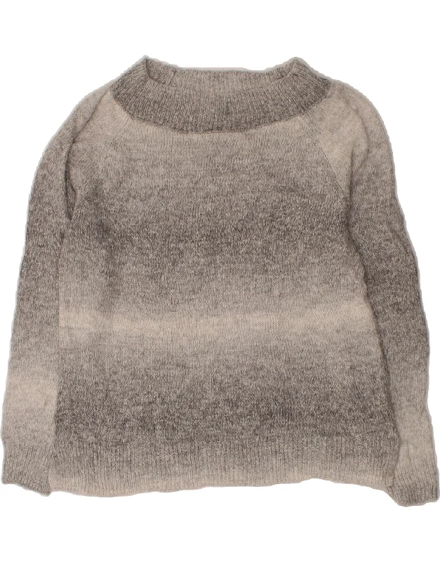 CHAPS Womens Oversized Turtle Neck Jumper Sweater UK 10 Small Grey Cotton Tailored Straight A-Line CHAPS Womens Oversized Turtle Neck Jumper Sweater UK 10 Small Grey Cotton Tailored Straight A-Line