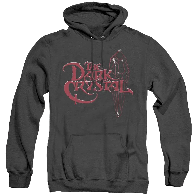 Dark Crystal, The Bright Logo - Heather Pullover Hoodie Ribbed Crew Neck
