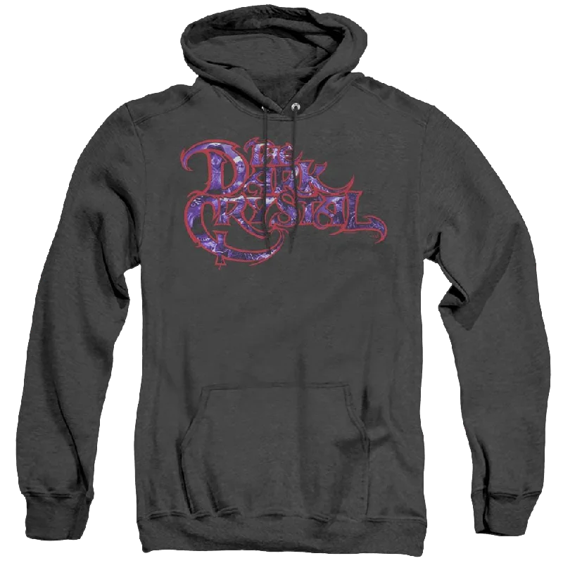 Dark Crystal, The Collage Logo - Heather Pullover Hoodie Soft Wool Sweater
