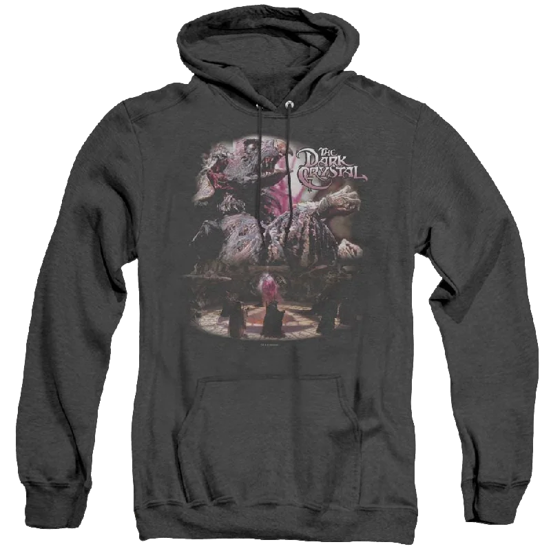 Dark Crystal, The Power Mad - Heather Pullover Hoodie Button Front Sweater