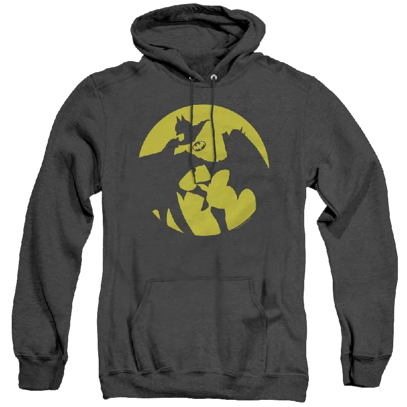 Dc Batman Batman Spotlight - Heather Pullover Hoodie Bell Sleeve Stylish