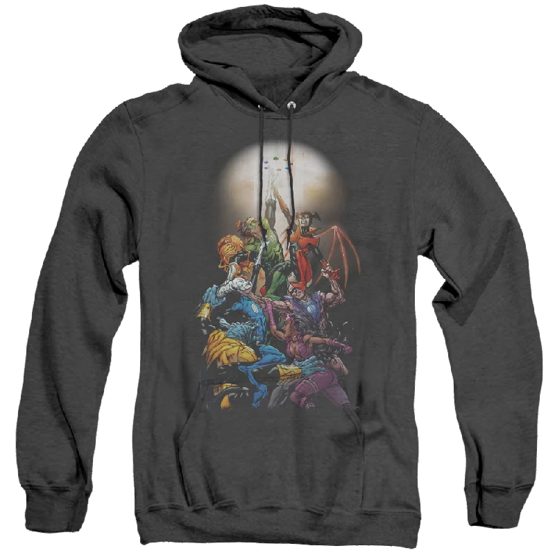 Green Lantern Gl New Guardians #1 - Heather Pullover Hoodie Hooded Pullover Sweater