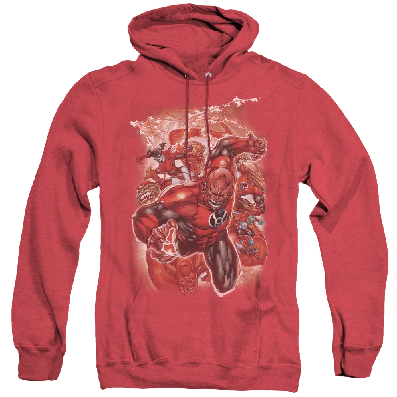 Green Lantern Red Lanterns #1 - Heather Pullover Hoodie Thin Wool Pullover