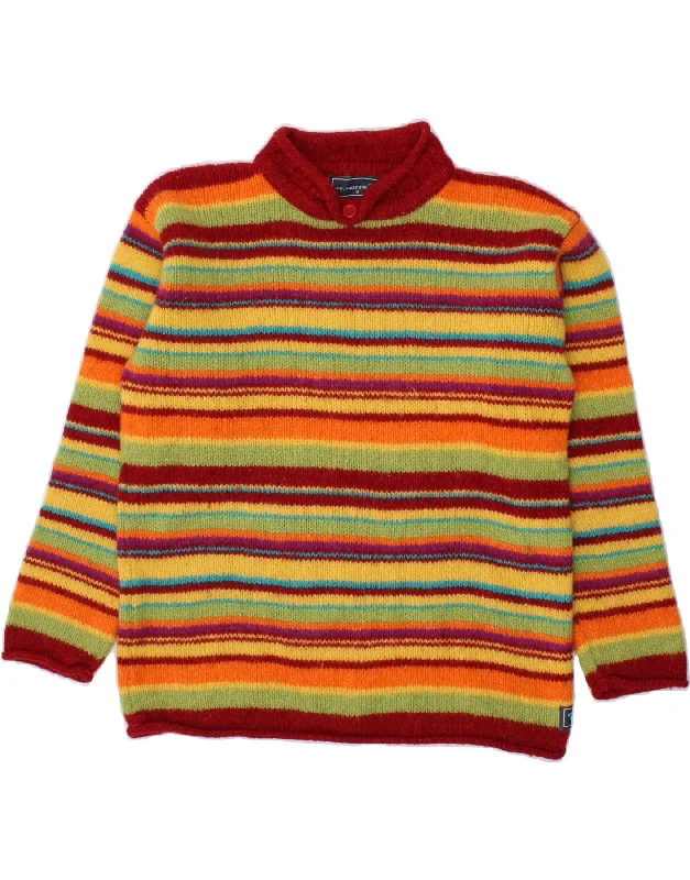IRELANDS EYE Womens Turtle Neck Jumper Sweater UK 14 Medium Multicoloured Open Front Closed Front Wrap Front IRELANDS EYE Womens Turtle Neck Jumper Sweater UK 14 Medium Multicoloured Open Front Closed Front Wrap Front