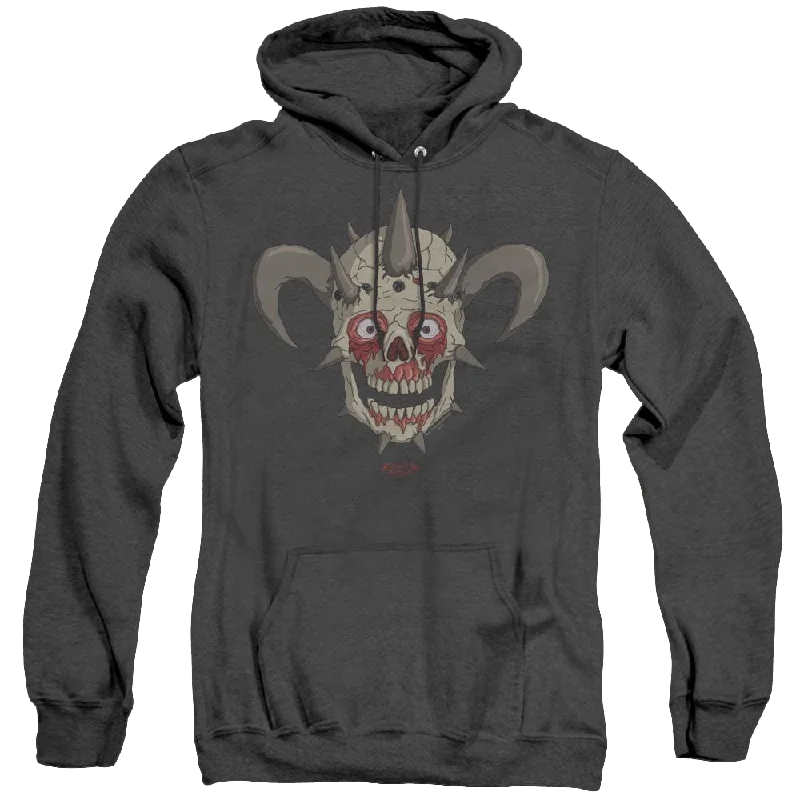 Metalocalypse Facebones - Heather Pullover Hoodie Chenille Soft Sweater