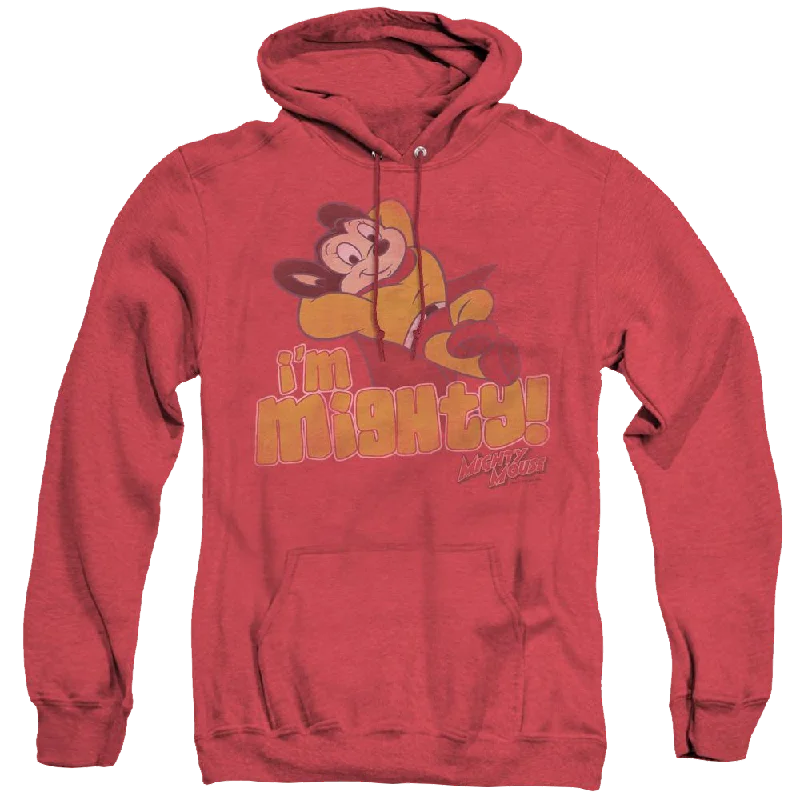 Mighty Mouse Im Mighty - Heather Pullover Hoodie