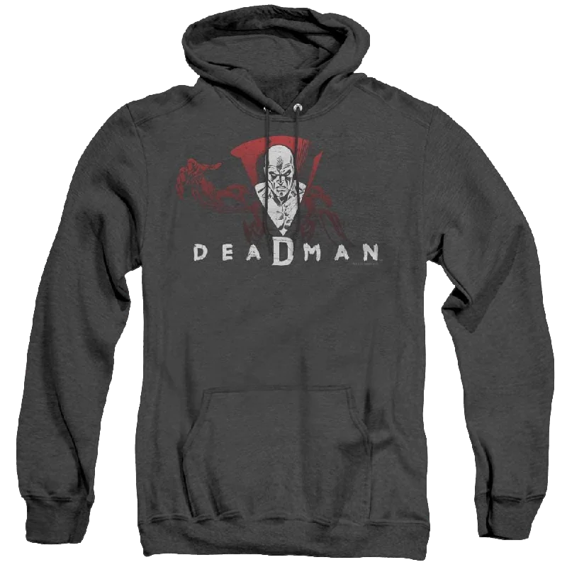 More Dc Characters Deadman - Heather Pullover Hoodie Batwing Sleeve Top