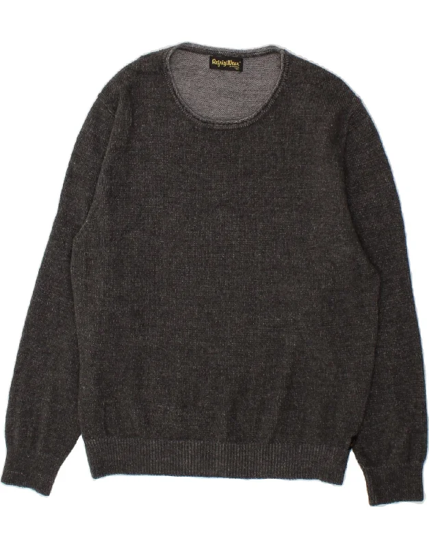 REFRIGIWEAR Womens Boat Neck Jumper Sweater UK 20 2XL Grey Cotton Iron Safe Non-Iron Wrinkle Free REFRIGIWEAR Womens Boat Neck Jumper Sweater UK 20 2XL Grey Cotton Iron Safe Non-Iron Wrinkle Free