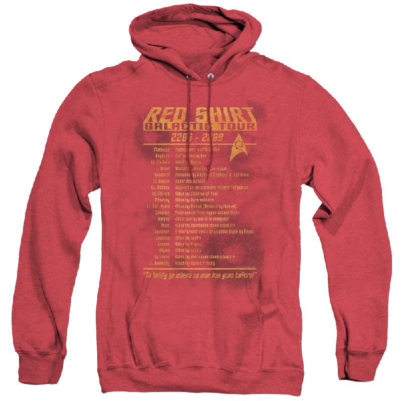 Star Trek The Original Series Red Shirt Tour - Heather Pullover Hoodie