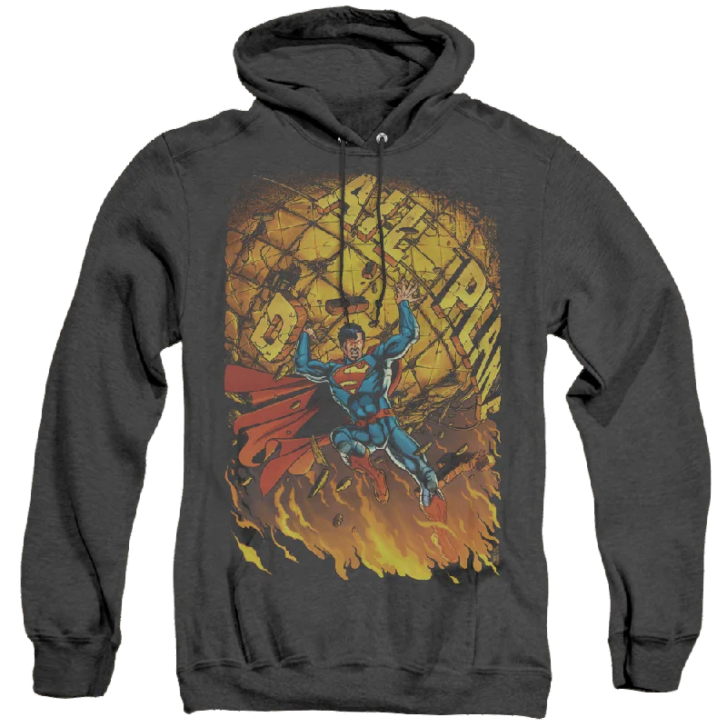 Superman Superman #1 - Heather Pullover Hoodie Cashmere Luxurious Pullover