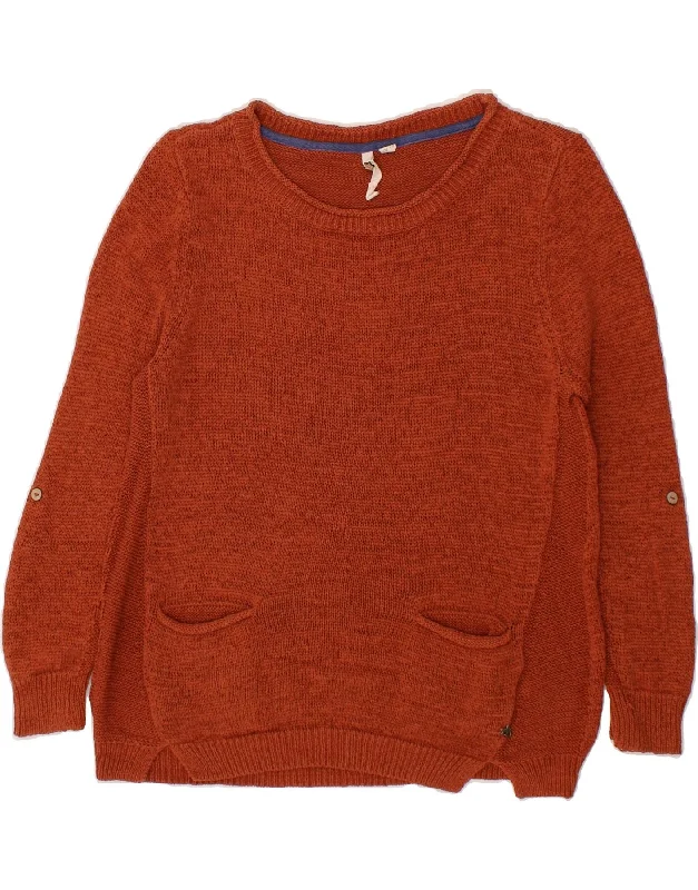 WHITE STUFF Womens Boat Neck Jumper Sweater UK 12 Medium Brown Linen Machine Wash Dry Clean Hand Wash WHITE STUFF Womens Boat Neck Jumper Sweater UK 12 Medium Brown Linen Machine Wash Dry Clean Hand Wash
