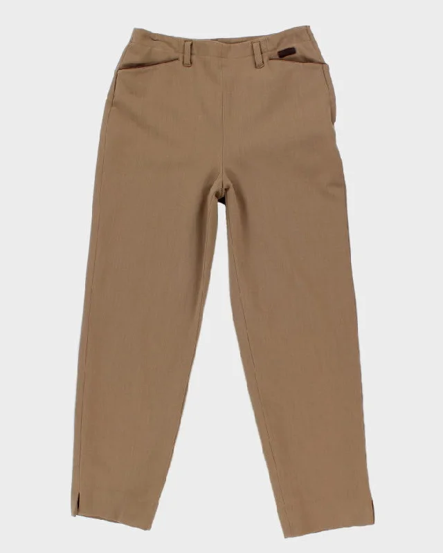 00s Lauren Ralph Lauren Beige Wool Blend Trousers - W28 L29 Trousers Canvas Durable
