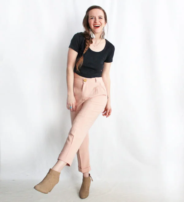 Amy Nicole Nita Trousers Trousers Formal Black