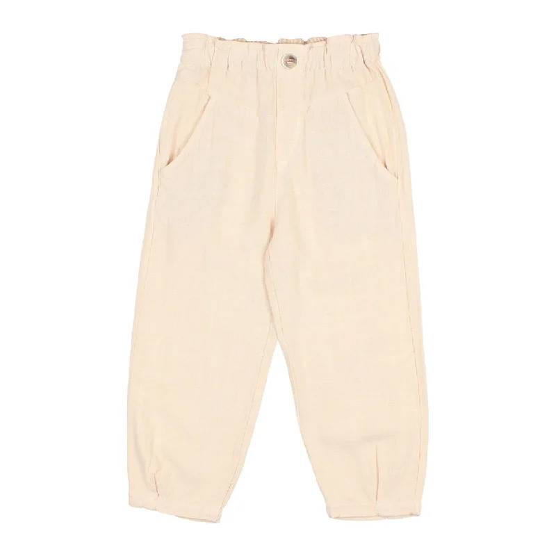 Búho Rayon Linen Trousers Trousers High Rise Slim Fit