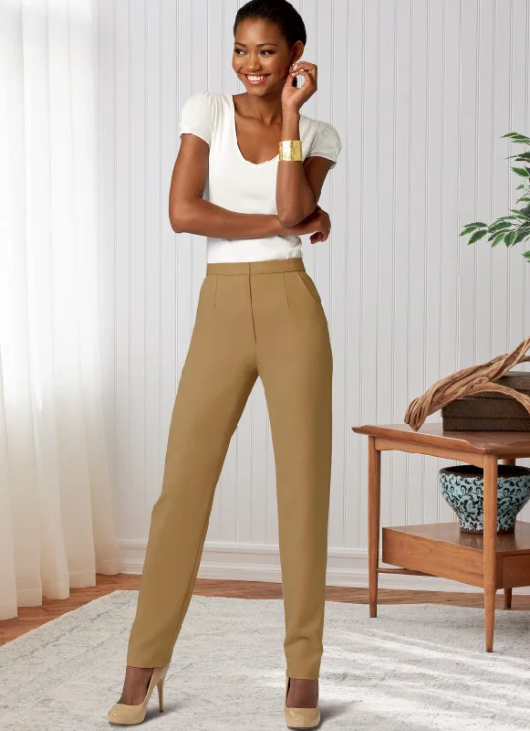 Butterick Trousers B6845 Trousers Plaid Checkered