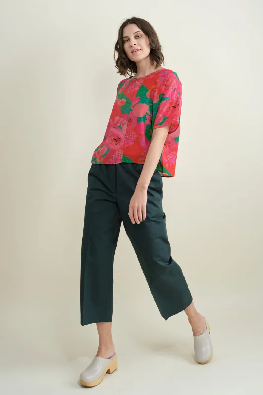 Priva Tapered Trouser Trousers Corduroy Warm