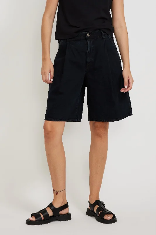 Ellis Trouser Short Crushed Trousers sophisticated sleek