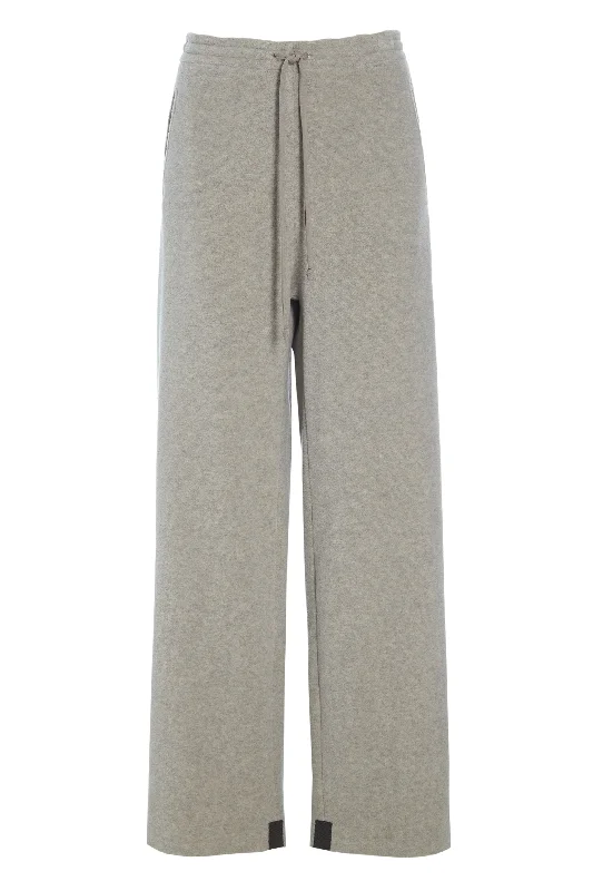 FLARE TROUSERS - 2116 - SAND Trousers Flared Retro
