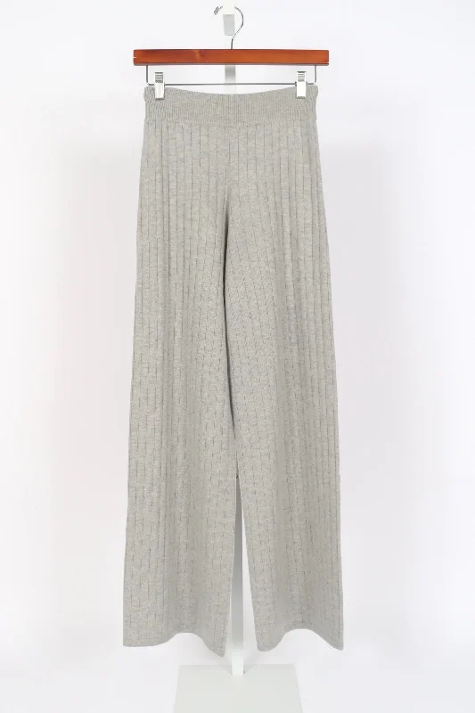 Katrina Trousers - Dove Grey Trousers Low Rise Relaxed