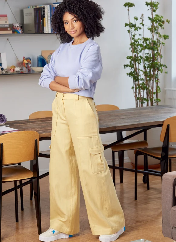 McCalls Trousers M8206 Trousers Flared Retro