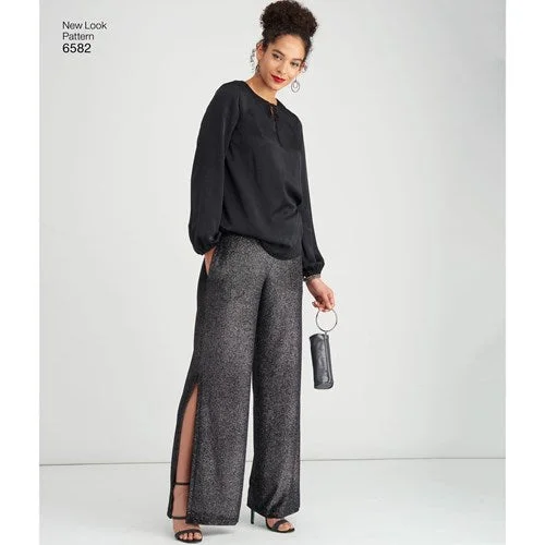 New Look Top and Trousers N6582 Trousers Bootcut Casual