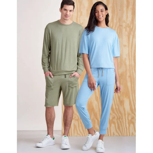 Simplicity Top, Trousers and Shorts S9337 Trousers Low Rise Relaxed