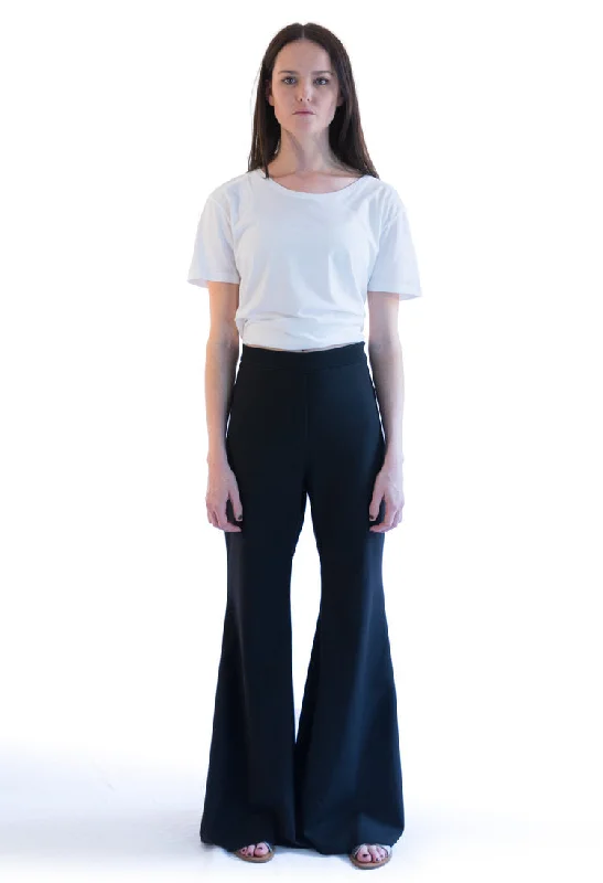 Trend Patterns TPC10 Wide Leg Flare Trousers Trousers fashionable trendy