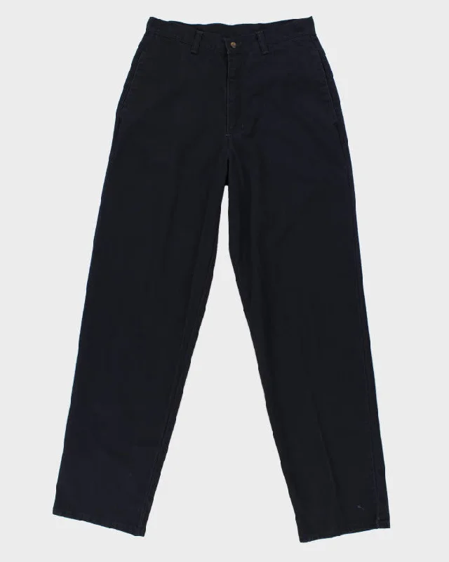Vintage 00s Levi's Navy Trousers - W30 L33 Trousers Fleece Cozy