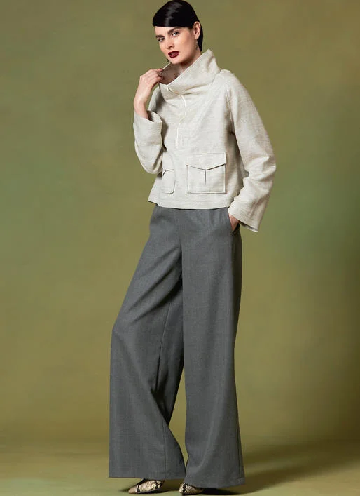 Vogue Top and Trousers V1642 Trousers versatile functional