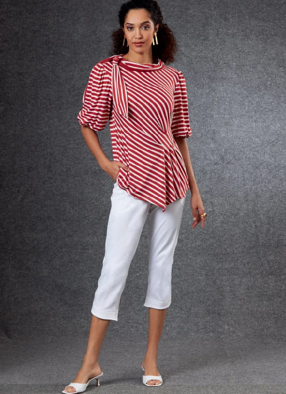 Vogue Top and Trousers V1805 Trousers Solid Black