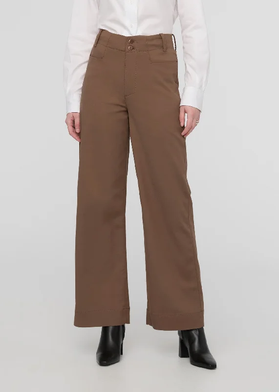 NuStretch High Rise Trouser - Warm Sand Trousers Brand Named